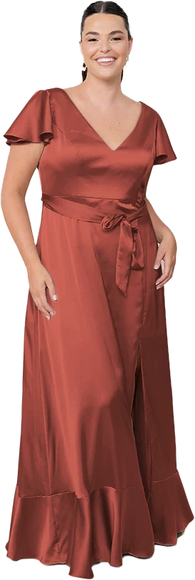 Thalia Satin Dress | Made To Order - Image 114
