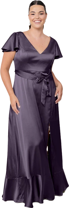Thalia Satin Dress | Made To Order - Image 115