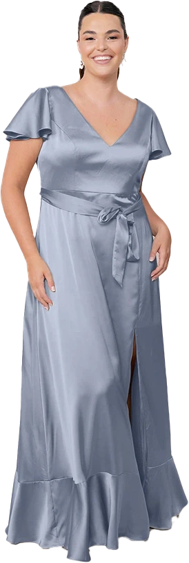 Thalia Satin Dress | Made To Order - Image 116