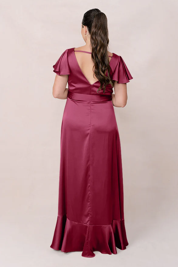 Thalia Satin Dress | Made To Order - Image 12