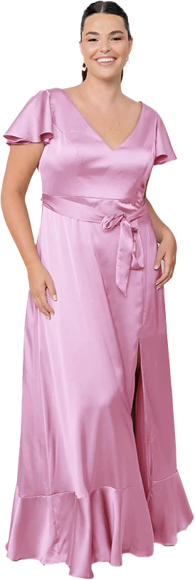 Thalia Satin Dress | Made To Order - Image 122