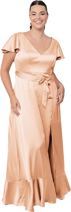 Thalia Satin Dress | Made To Order - Image 125