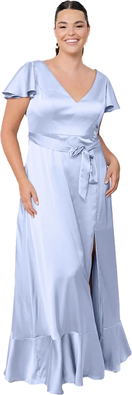 Thalia Satin Dress | Made To Order - Image 126