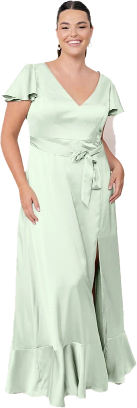 Thalia Satin Dress | Made To Order - Image 127