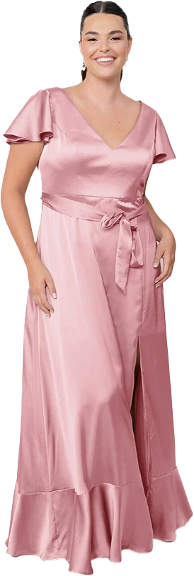Thalia Satin Dress | Made To Order - Image 131