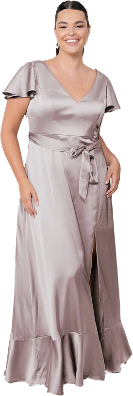 Thalia Satin Dress | Made To Order - Image 135