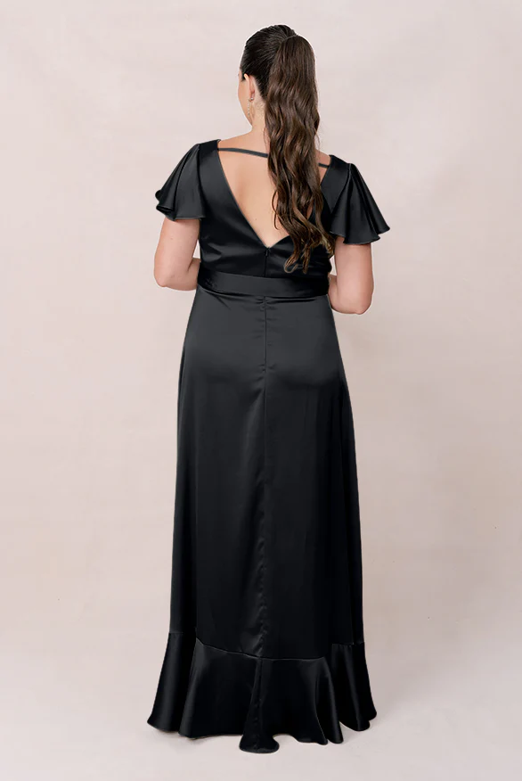Thalia Satin Dress | Made To Order - Image 14