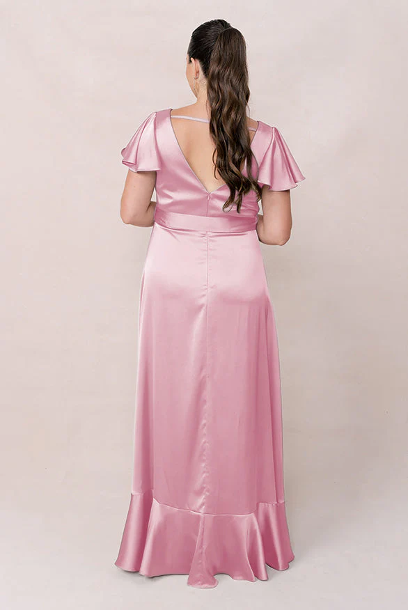 Thalia Satin Dress | Made To Order - Image 147