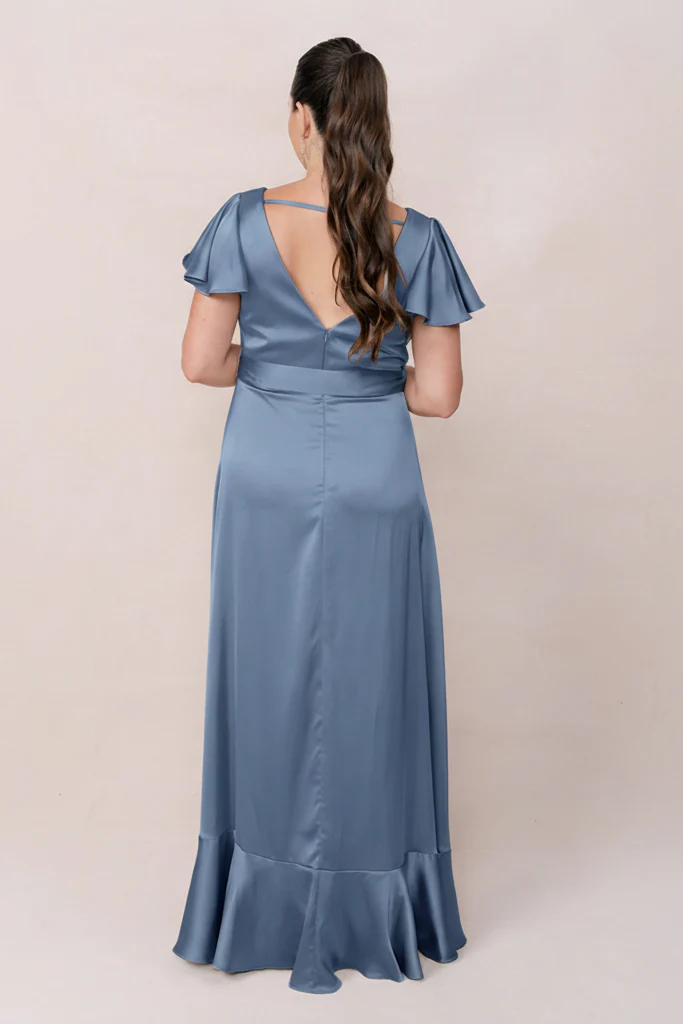 Thalia Satin Dress | Made To Order - Image 149