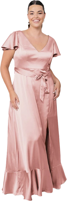 Thalia Satin Dress | Made To Order - Image 153