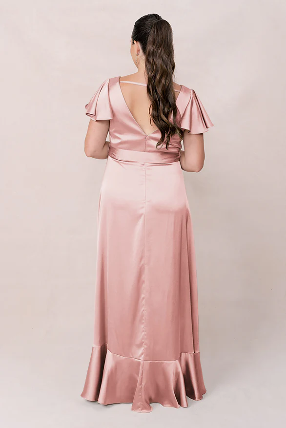 Thalia Satin Dress | Made To Order - Image 18