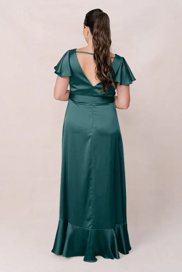 Thalia Satin Dress | Made To Order - Image 24
