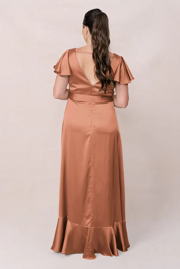 Thalia Satin Dress | Made To Order - Image 26