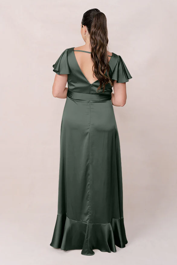 Thalia Satin Dress | Made To Order - Image 28