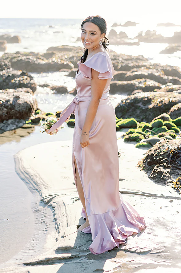 Thalia Satin Dress | Made To Order - Image 3