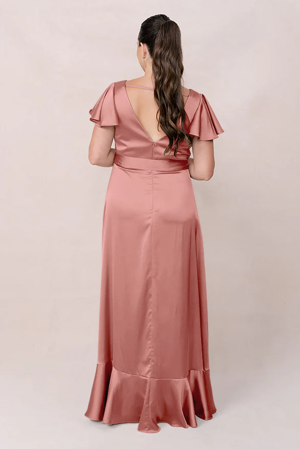 Thalia Satin Dress | Made To Order - Image 30