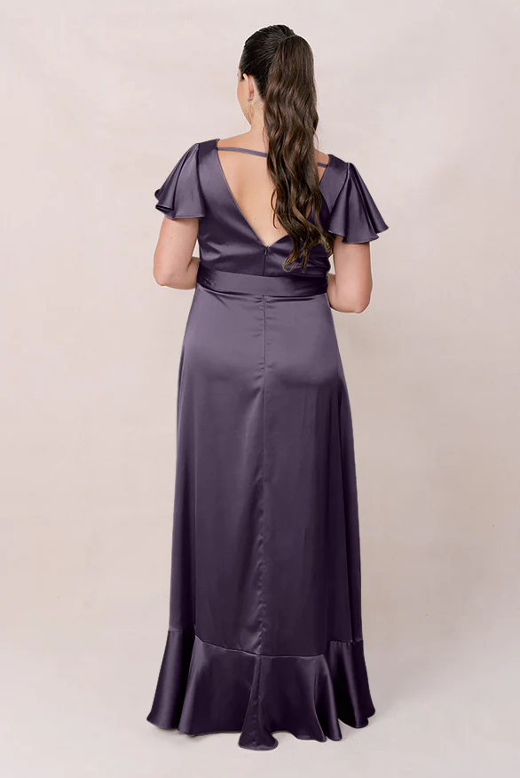 Thalia Satin Dress | Made To Order - Image 34