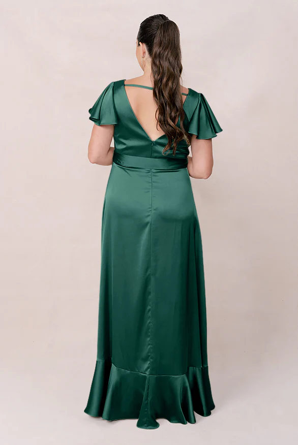 Thalia Satin Dress | Made To Order - Image 36