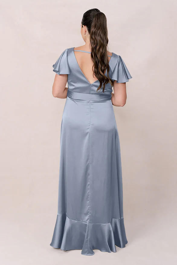 Thalia Satin Dress | Made To Order - Image 40
