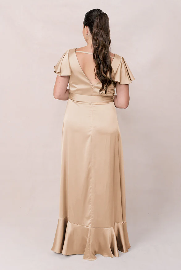 Thalia Satin Dress | Made To Order - Image 48