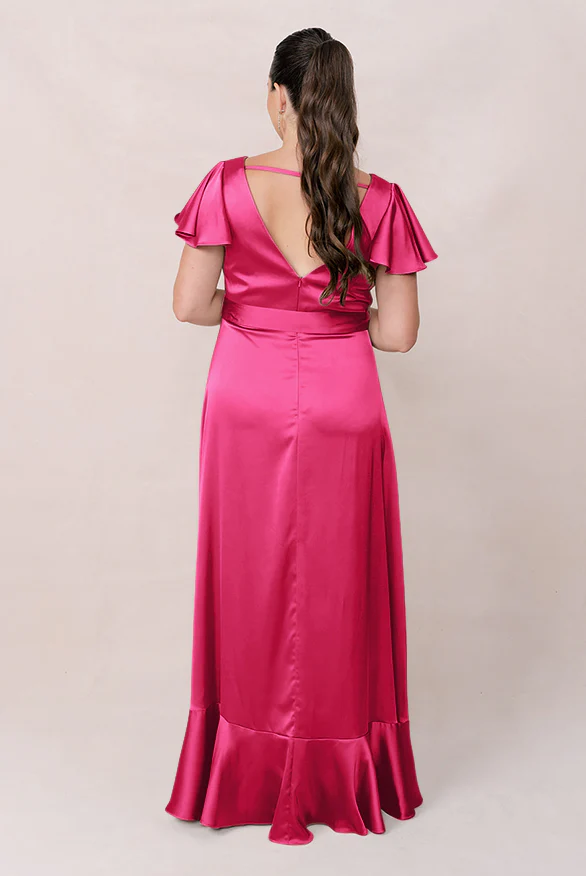 Thalia Satin Dress | Made To Order - Image 50