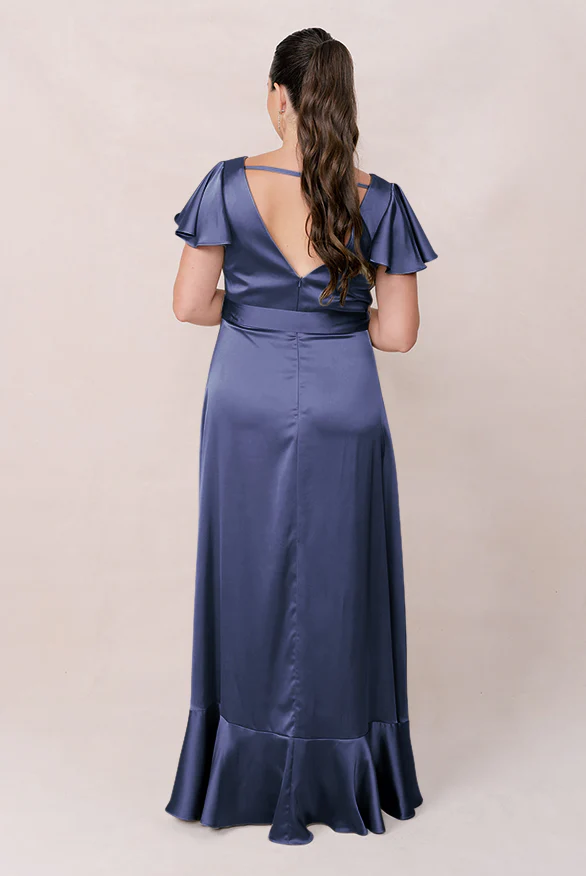 Thalia Satin Dress | Made To Order - Image 52