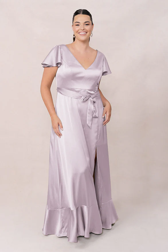 Thalia Satin Dress | Made To Order - Image 57