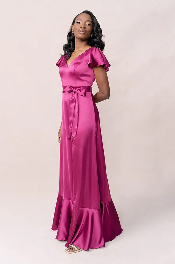 Thalia Satin Dress | Made To Order - Image 6