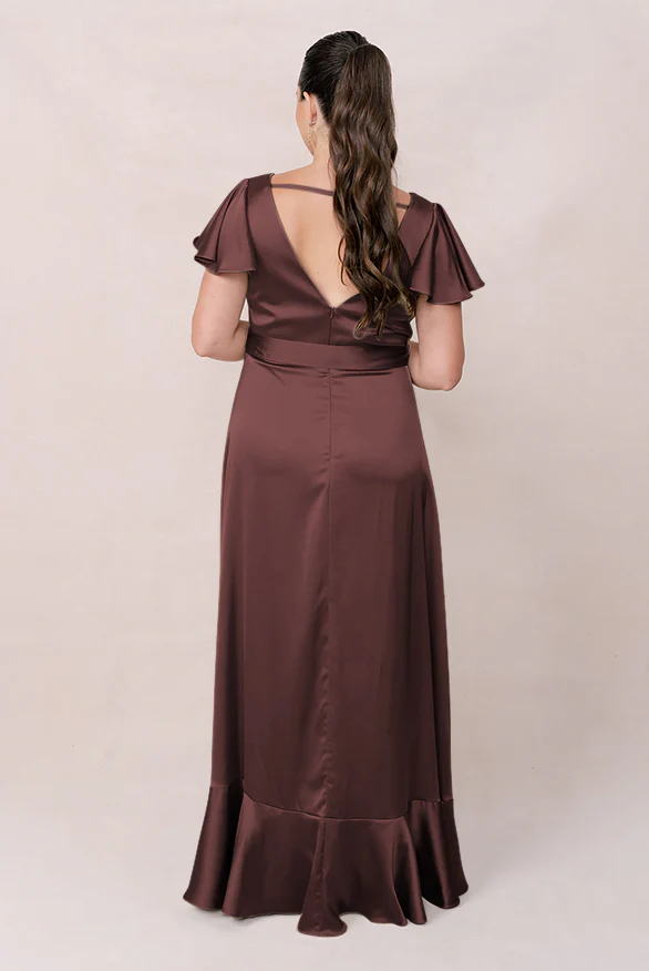 Thalia Satin Dress | Made To Order - Image 60
