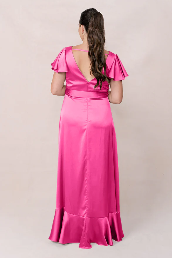 Thalia Satin Dress | Made To Order - Image 62