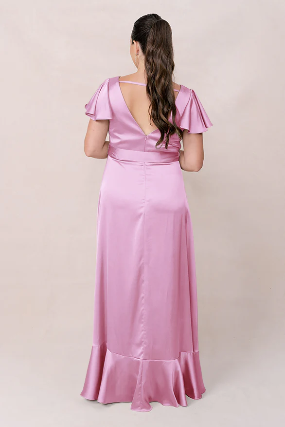 Thalia Satin Dress | Made To Order - Image 64