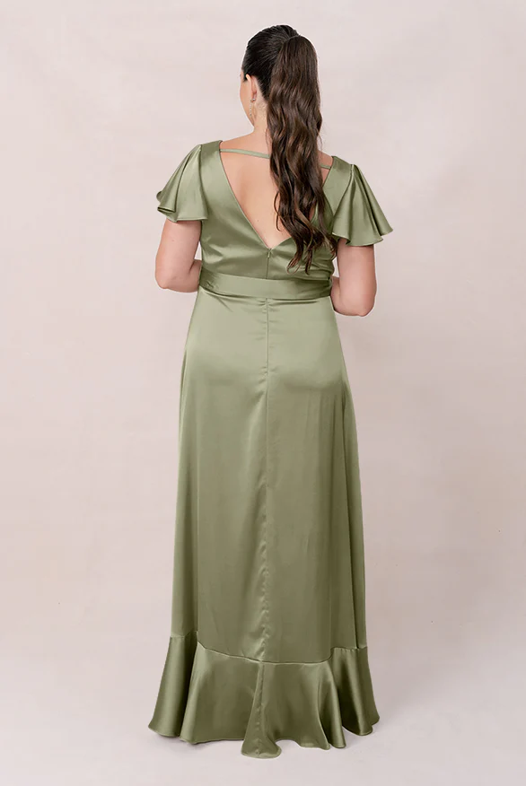 Thalia Satin Dress | Made To Order - Image 66