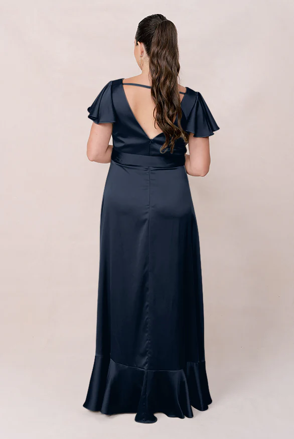 Thalia Satin Dress | Made To Order - Image 68