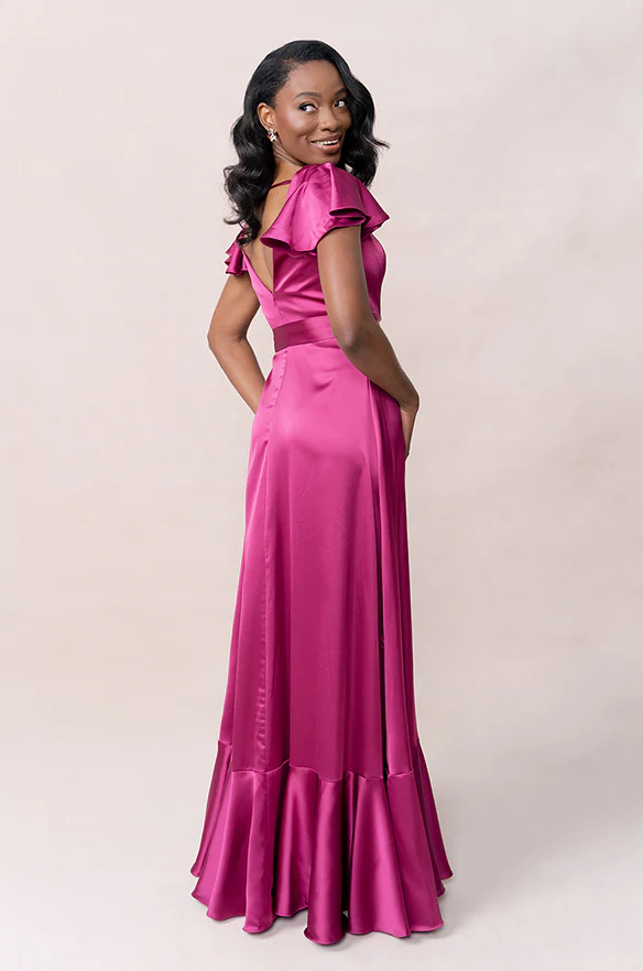 Thalia Satin Dress | Made To Order - Image 7