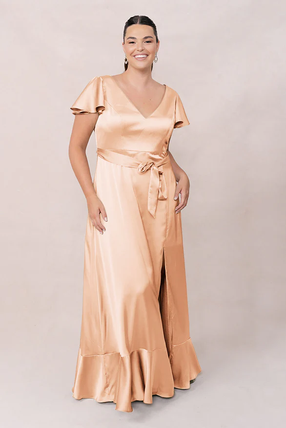 Thalia Satin Dress | Made To Order - Image 71