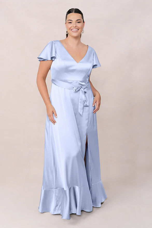 Thalia Satin Dress | Made To Order - Image 73