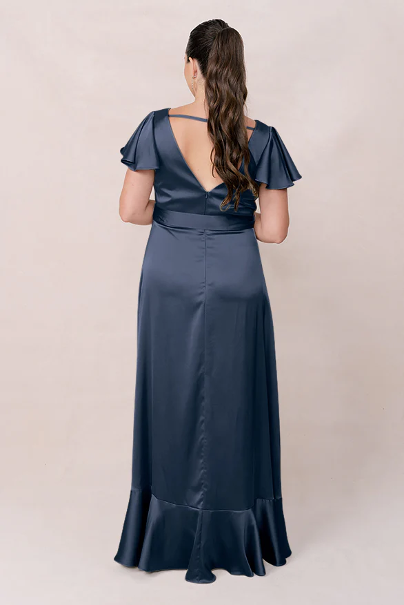 Thalia Satin Dress | Made To Order - Image 80