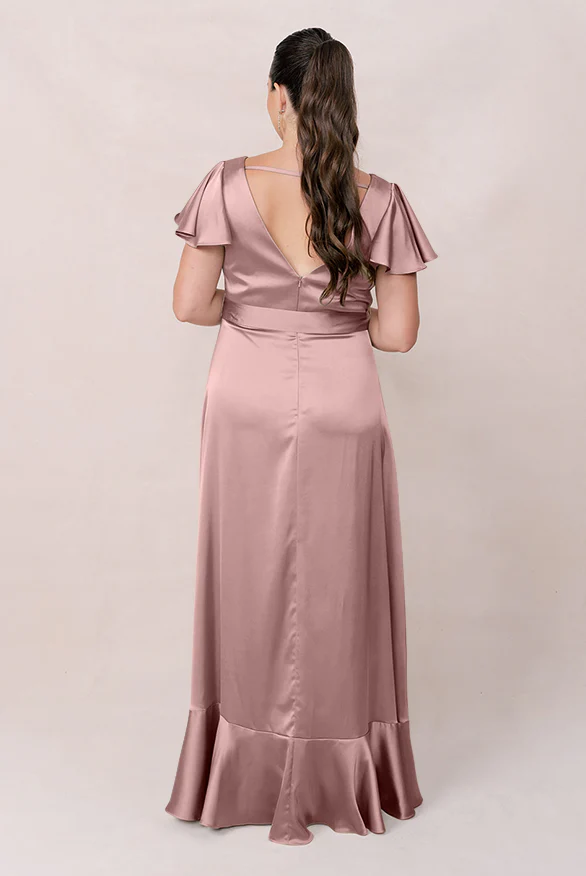 Thalia Satin Dress | Made To Order - Image 84