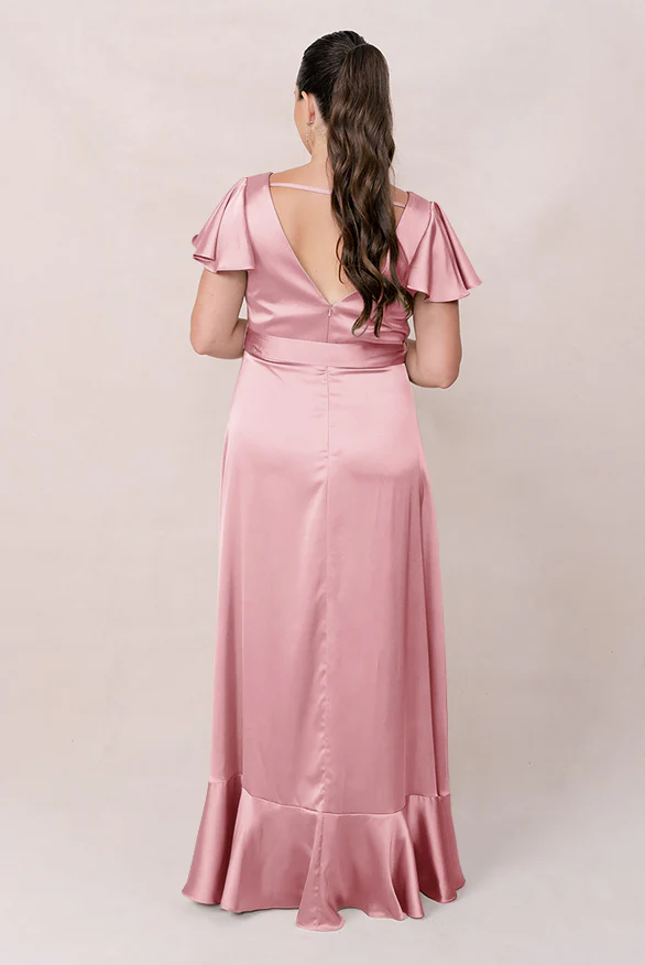 Thalia Satin Dress | Made To Order - Image 88