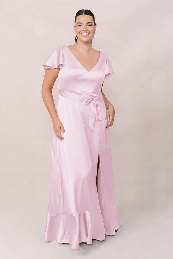 Thalia Satin Dress | Made To Order - Image 9