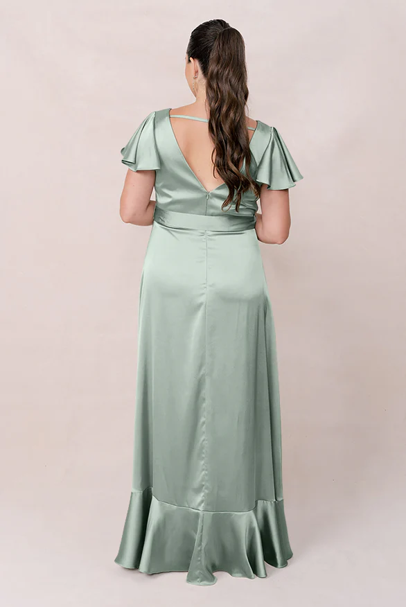 Thalia Satin Dress | Made To Order - Image 92