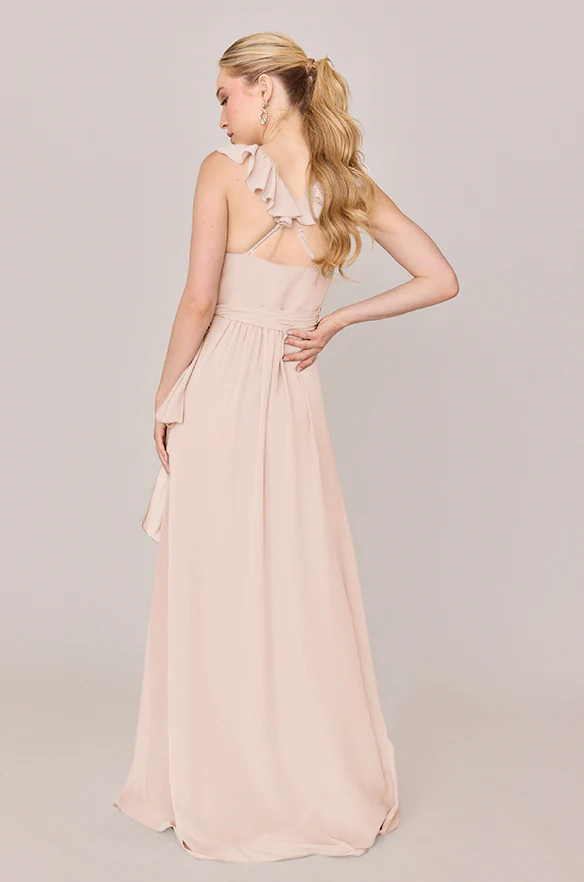 Valerie Chiffon Faux Wrap Dress | Made To Order - Image 15