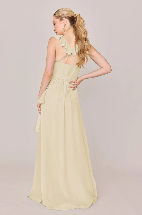 Valerie Chiffon Faux Wrap Dress | Made To Order - Image 150