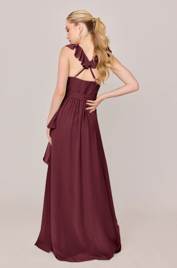 Valerie Chiffon Faux Wrap Dress | Made To Order - Image 19