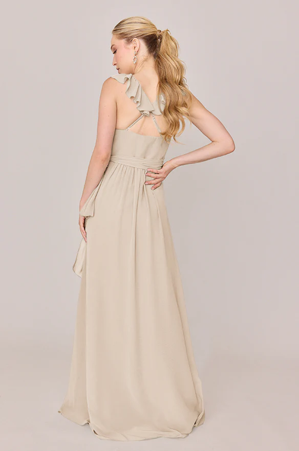 Valerie Chiffon Faux Wrap Dress | Made To Order - Image 21