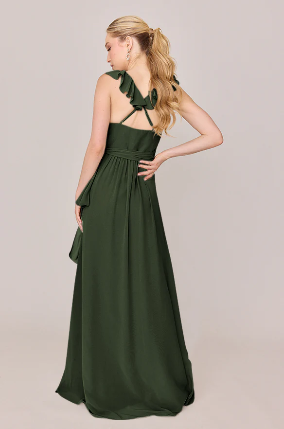 Valerie Chiffon Faux Wrap Dress | Made To Order - Image 27