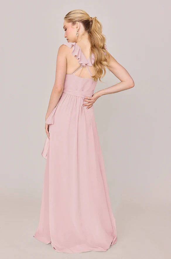 Valerie Chiffon Faux Wrap Dress | Made To Order - Image 39