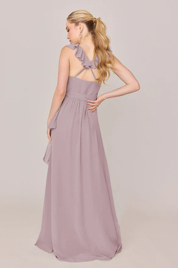 Valerie Chiffon Faux Wrap Dress | Made To Order - Image 55