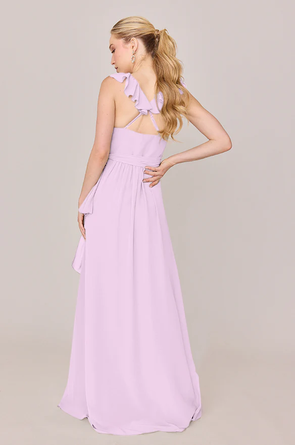 Valerie Chiffon Faux Wrap Dress | Made To Order - Image 69