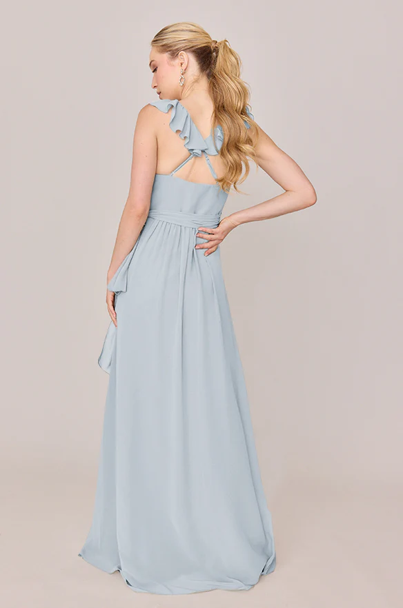 Valerie Chiffon Faux Wrap Dress | Made To Order - Image 89